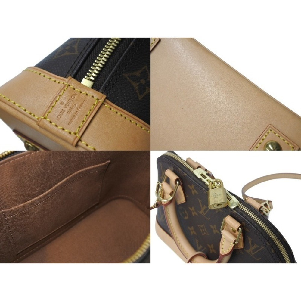 Louis Vuitton Alma handbag shoulder bag Monogram canvas leather - Picture 8 of 9